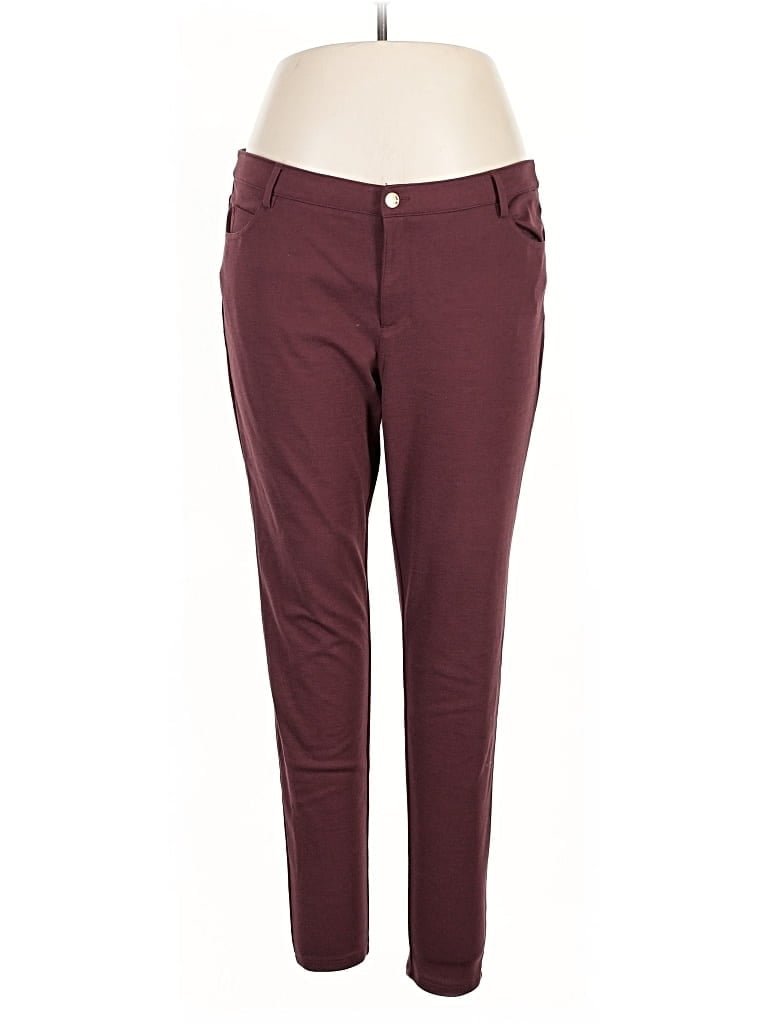 Pre-owned Michael Michael Kors Casual Pants In Burgundy