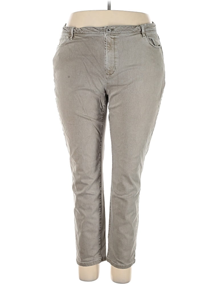 Pre-owned Jjill Jeans In Green