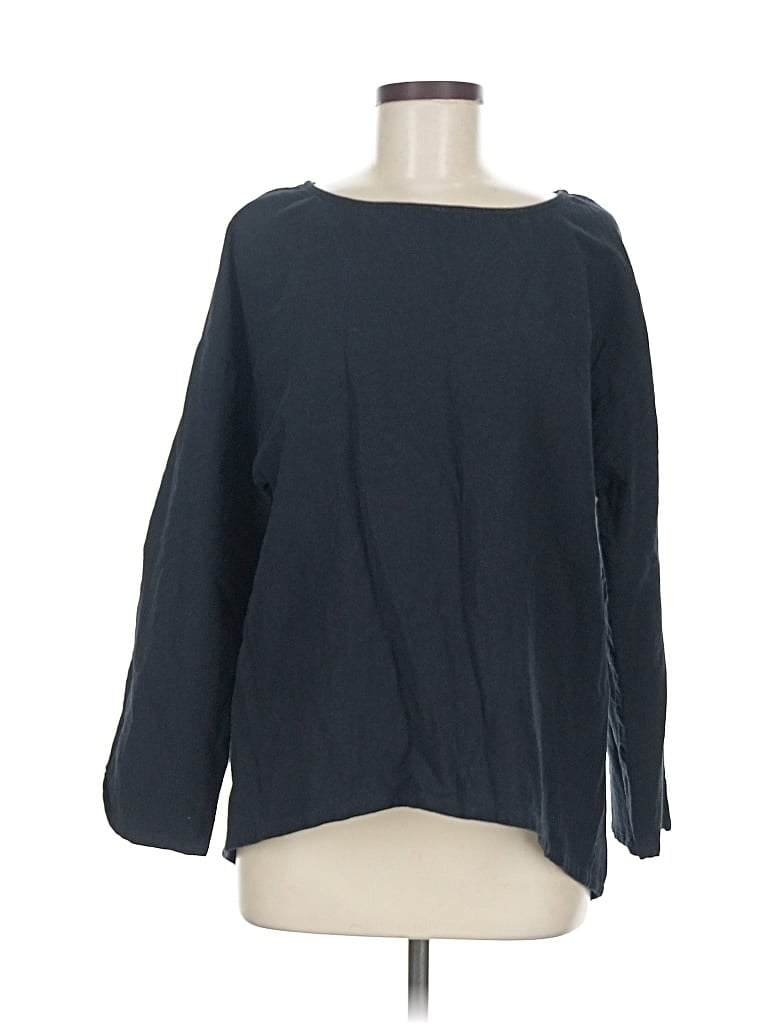 Pre-owned Soft Surroundings 3/4 Sleeve T-shirt In Black