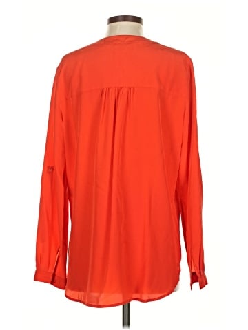 Diane von Furstenberg Long Sleeve Silk Top (view 2)