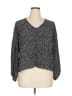 Sanctuary 100% Rayon Black Long Sleeve Blouse Size 1X - photo 1