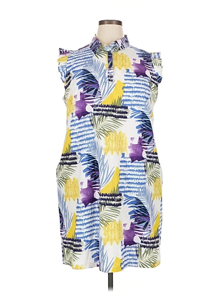 Pre-owned Chico's Casual Dress In Blue