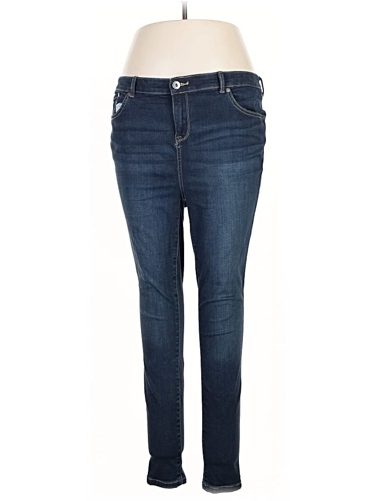 Pre-owned Torrid Jeggings In Blue