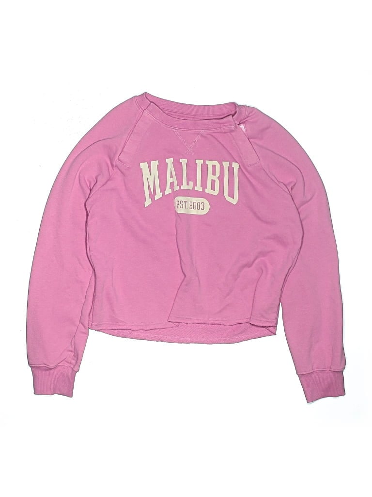 Pre-owned Sonoma Goods For Life Kids' Pullover Sweater In Pink