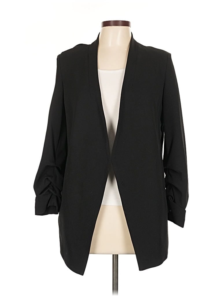 Pre-owned T Tahari Blazer Jacket In Black