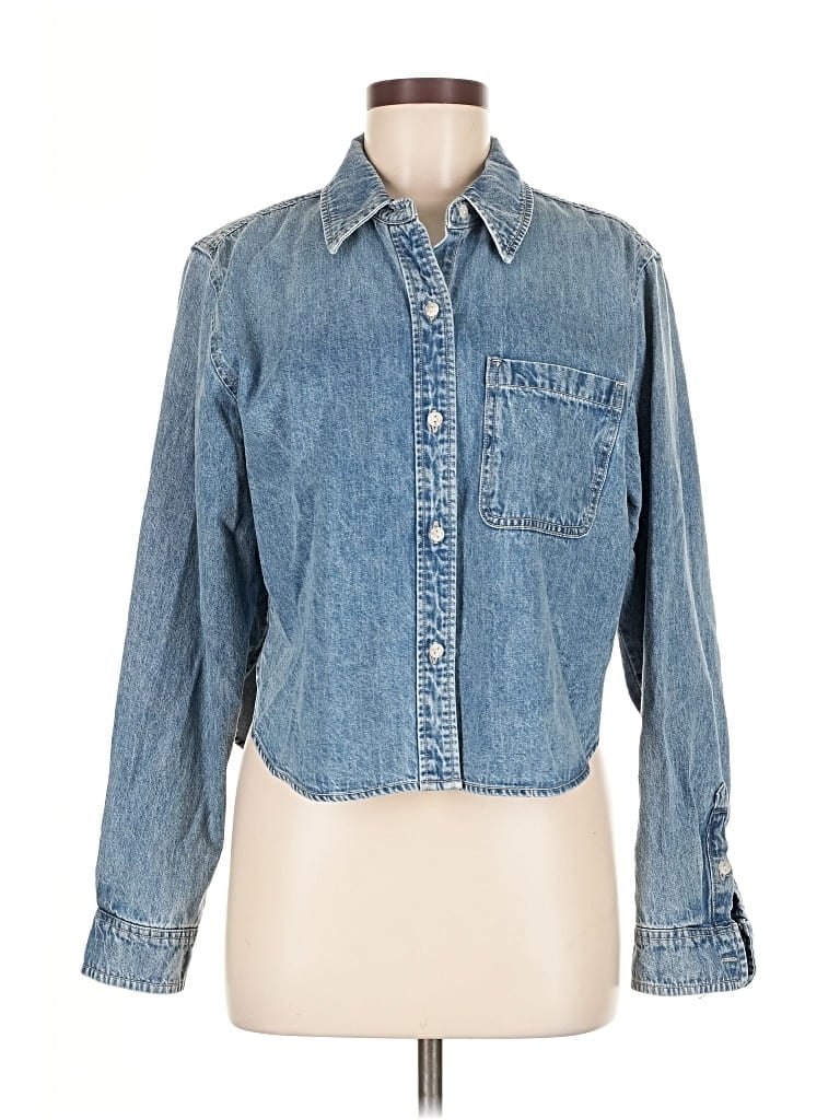 Pre-owned Universal Thread Denim Jacket In Blue