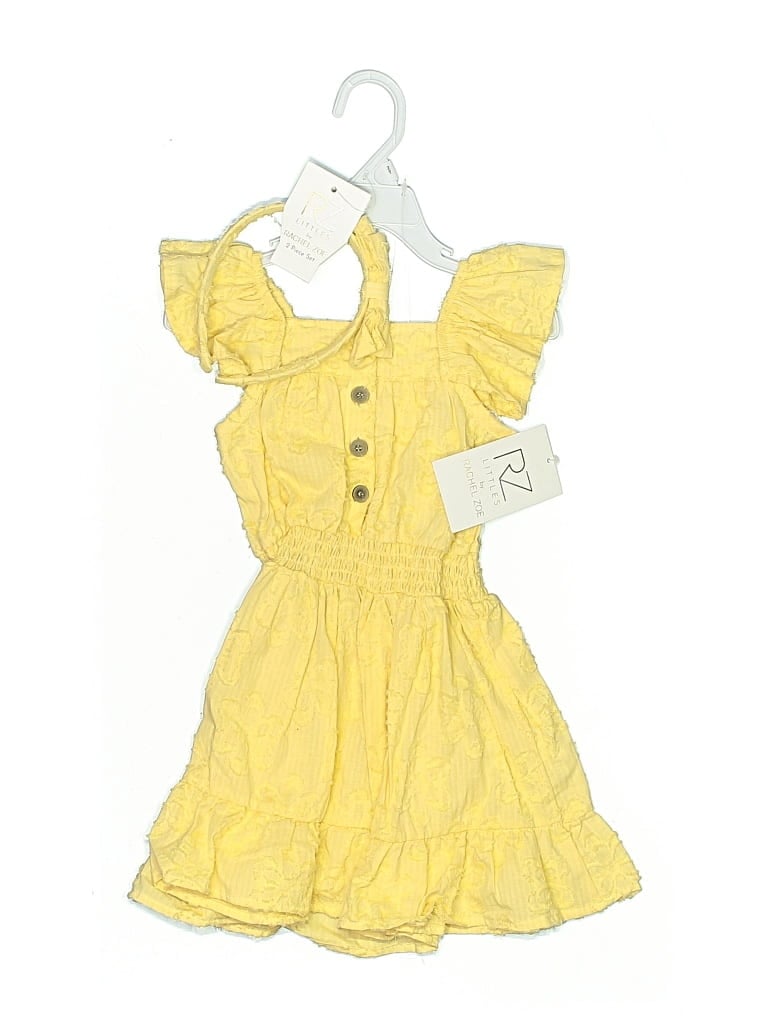 Pre-owned Rachel Zoe Kids' Dress In Yellow