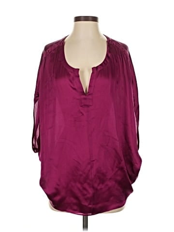 Rachel Zoe 3/4 Sleeve Silk Top (view 1)