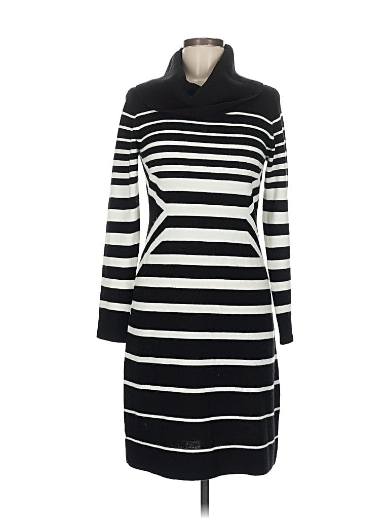 Pre-owned Sandra Darren Casual Dress In Black