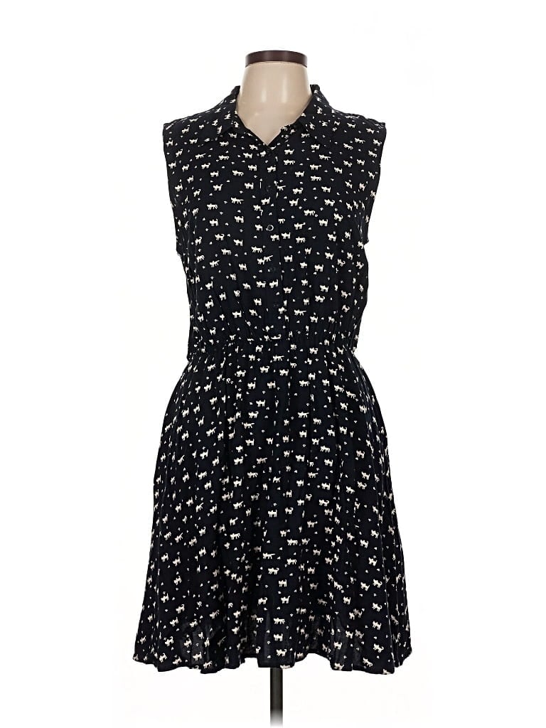 Pre-owned Allegra K Casual Dress In Black