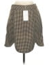 Vila 100% Polyester Houndstooth Brown Casual Skirt Size EU 38 / US 8 - photo 2