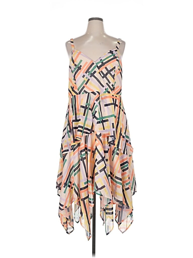 Pre-owned Eloquii Cocktail Dress In Orange