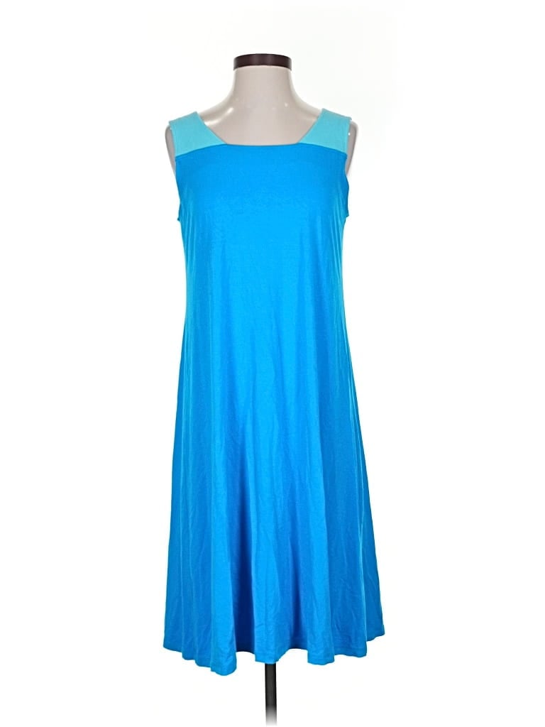 Pre-owned Eileen Fisher Casual Dress In Blue