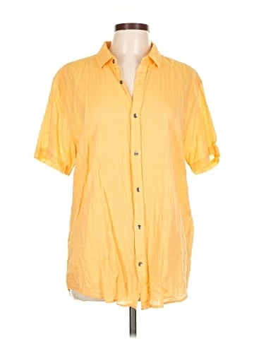 INC International Concepts Short Sleeve Button-Down Shirt (view 1)