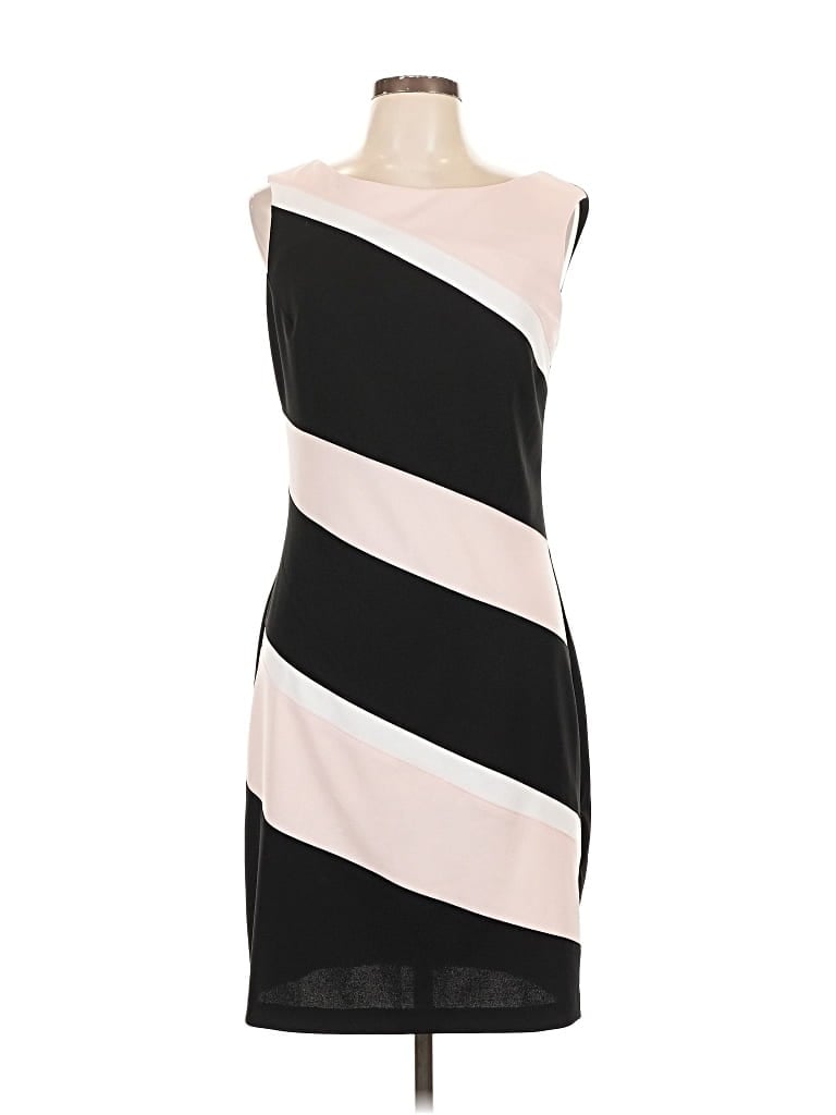 Pre-owned Connected Apparel Cocktail Dress In Black