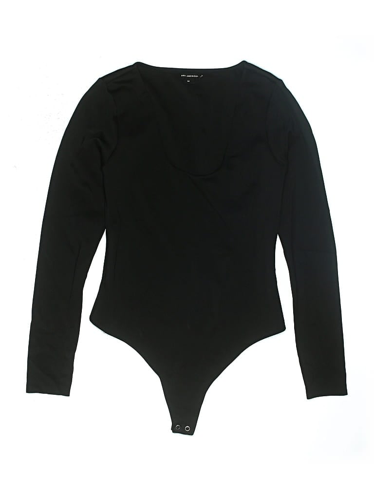 Pre-owned Good American Bodysuit In Black