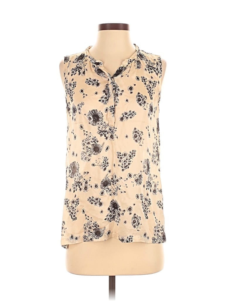 Pre-owned Club Monaco Sleeveless Blouse In White