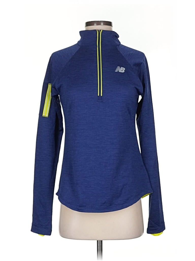 Pre-owned New Balance Pullover Sweater In Blue