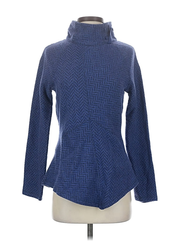 Pre-owned Prana Turtleneck Sweater In Blue