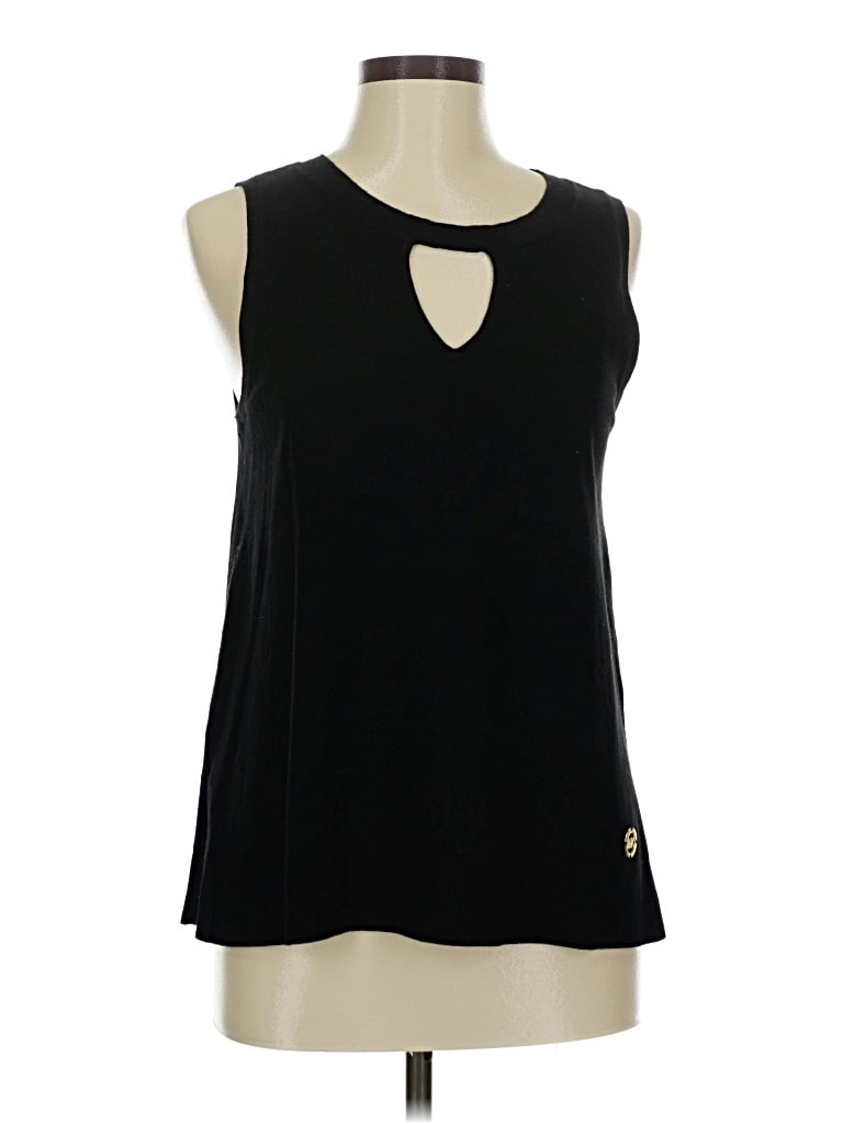 Pre-owned Michael Michael Kors Cardigan Sweater In Black