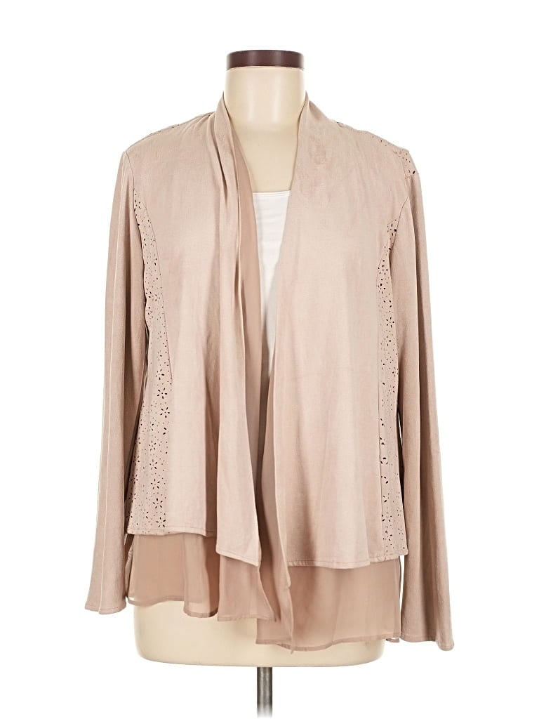 Pre-owned Dressbarn Cardigan Sweater In Brown