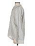 Vince. 100% Cotton Stripes Silver Gray Long Sleeve Button-Down Shirt Size XS - photo 5