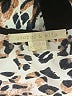 Cooper & Ella 100% Polyester Animal Print Tan Short Sleeve Blouse Size XS - photo 7