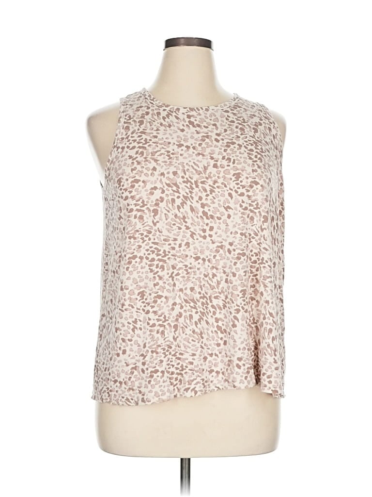 Pre-owned Old Navy Tank Top Ivory Halter Neckline Tops In White