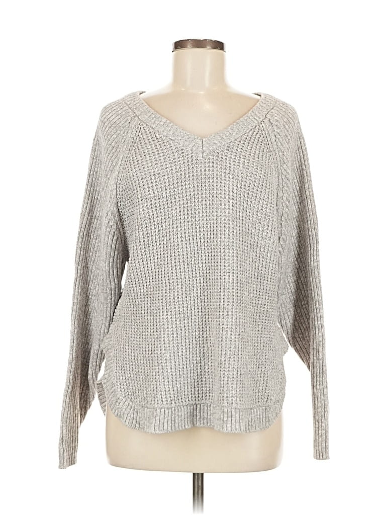 Pre-owned Falls Creek Pullover Sweater In Silver