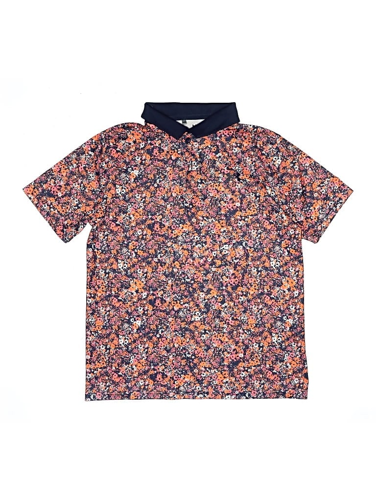 Pre-owned Under Armour Kids' Short Sleeve Polo Shirt In Orange