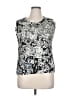 Analogy... 100% Polyester Silver Sleeveless T-Shirt Size XL - photo 1