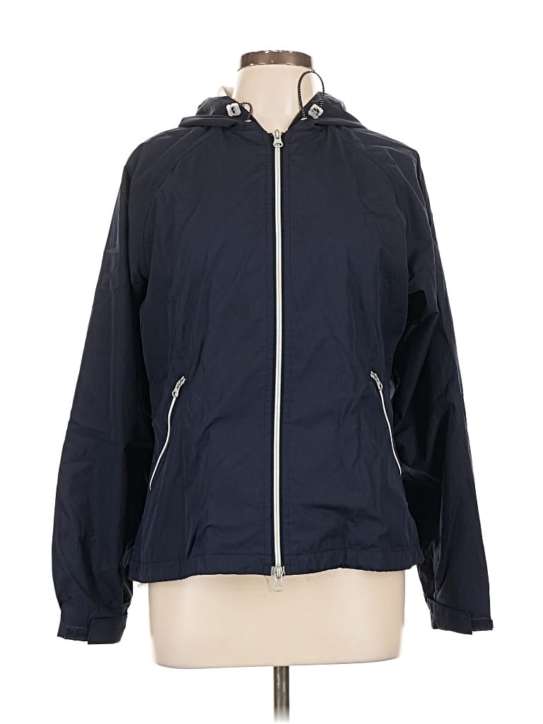 Pre-owned Eddie Bauer Windbreaker Jacket In Blue