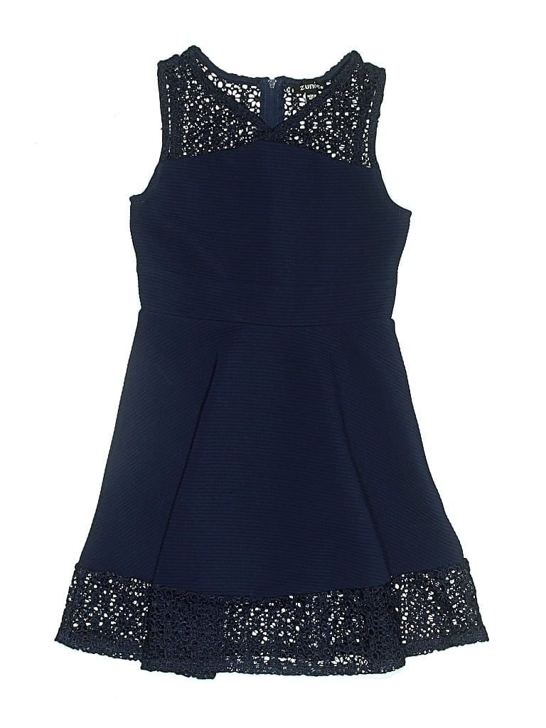 Pre-owned Zunie Kids' Dress In Blue