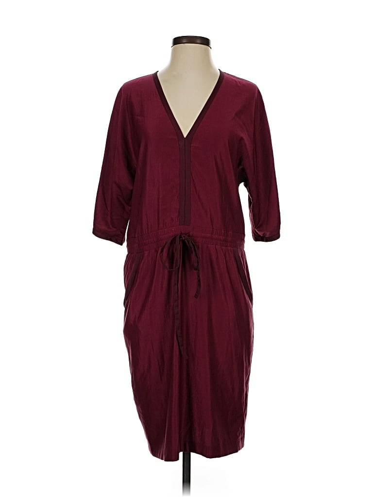 Pre-owned Bcbgmaxazria Casual Dress In Burgundy