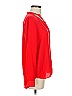 Trouve 100% Polyester Red Long Sleeve Blouse Size XS - photo 4
