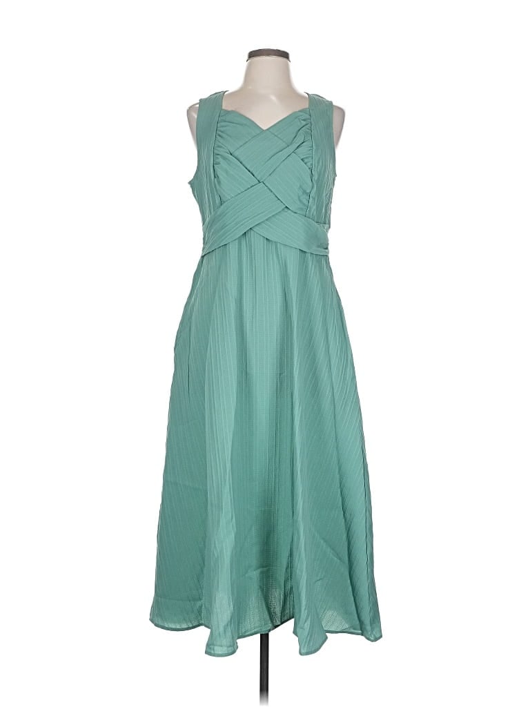 Pre-owned Made With Love Casual Dress In Blue