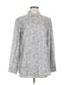 J. McLaughlin Paisley Gray Blouse Size M - photo 1