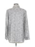 J. McLaughlin Paisley Gray Blouse Size M - photo 2