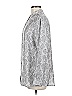 J. McLaughlin Paisley Gray Blouse Size M - photo 5