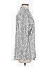 J. McLaughlin Paisley Gray Blouse Size M - photo 4