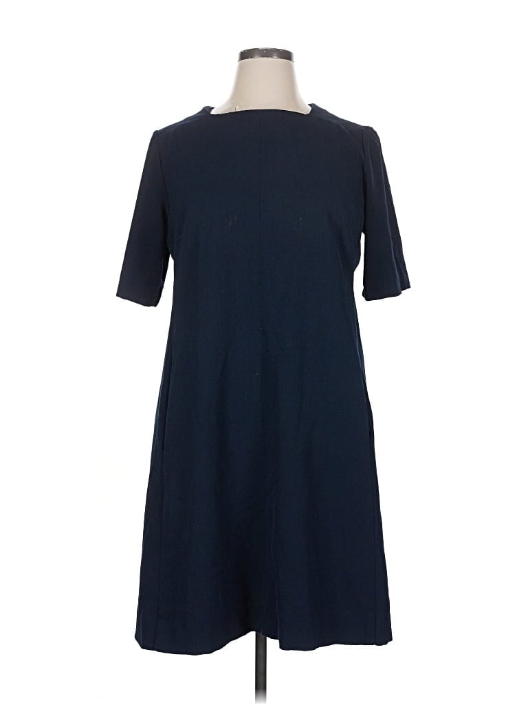 Pre-owned Mm. Lafleur Casual Dress In Blue