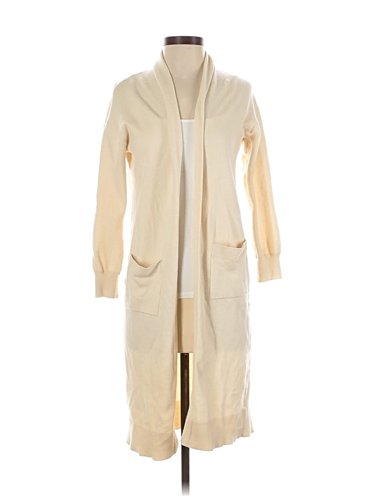 Pre-owned Express Cardigan Sweater In White