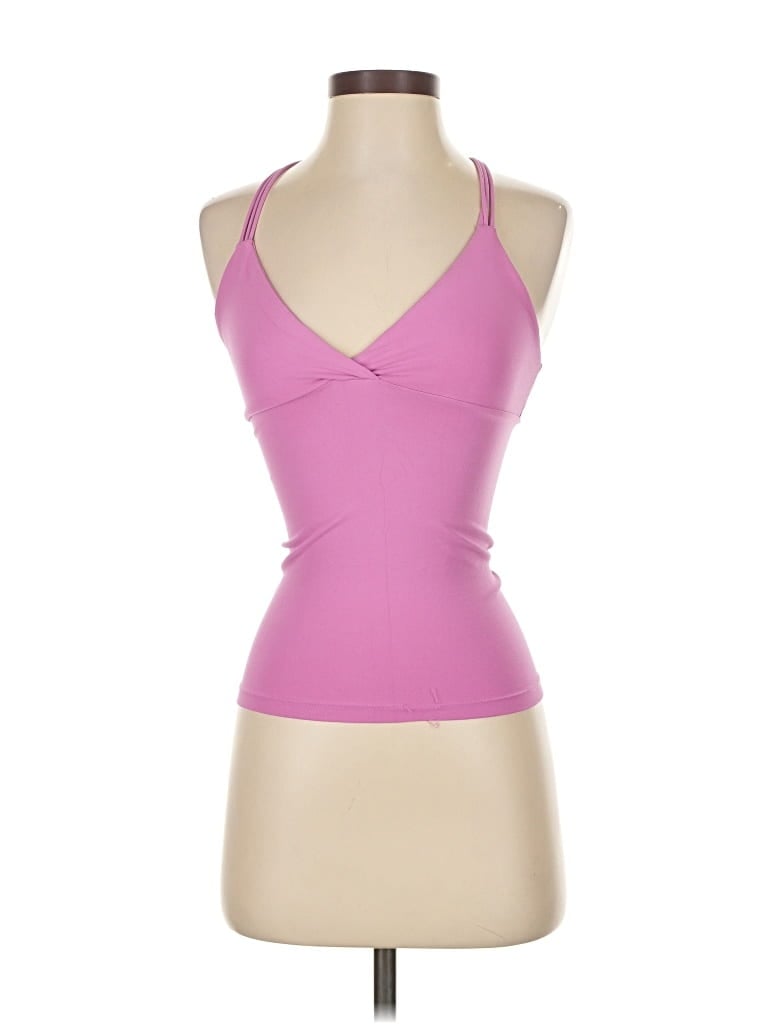 Pre-owned Theory Tank Top Pink Halter Neckline Tops