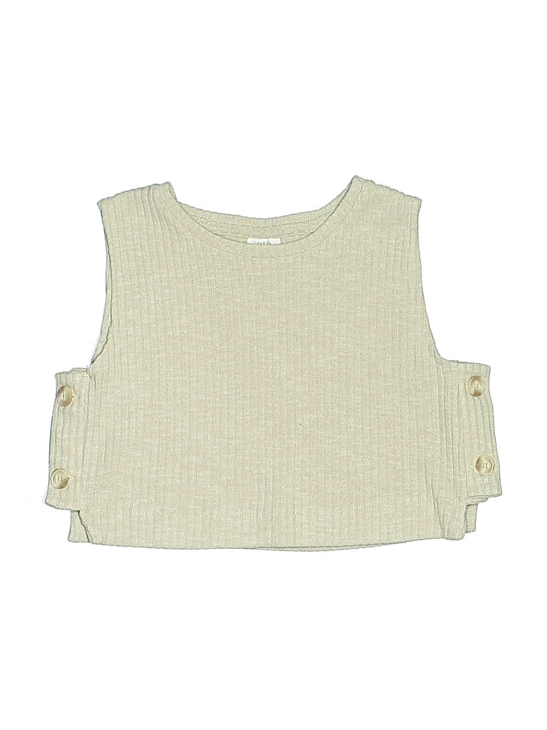 Pre-owned Zara Kids' Sweater Vest In Green