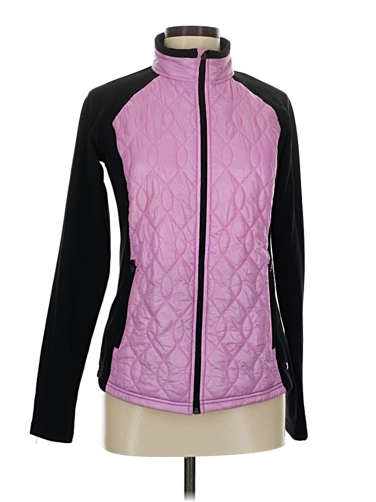 Pre-owned Xersion Cardigan Sweater In Pink