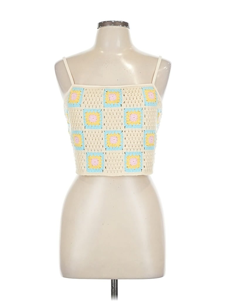 Pre-owned Wild Fable Sleeveless Blouse In Yellow