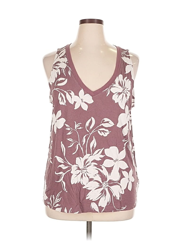 Pre-owned Torrid Tank Top Burgundy Halter Neckline Tops