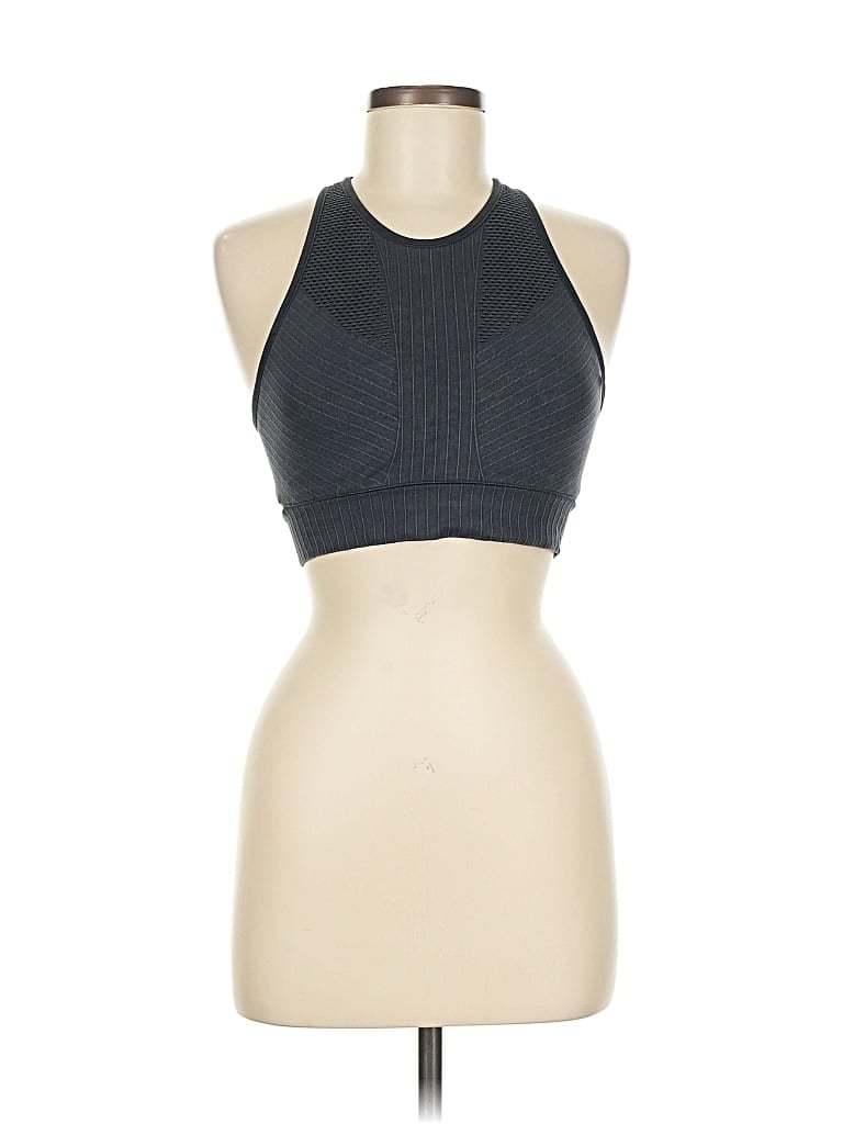 Pre-owned All In Motion Tank Top Gray Halter Neckline Tops