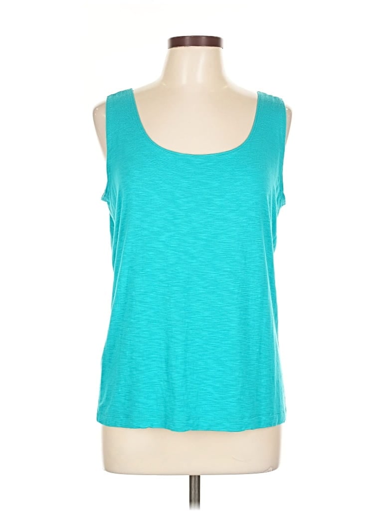 Pre-owned Chico's Sleeveless T-shirt In Blue