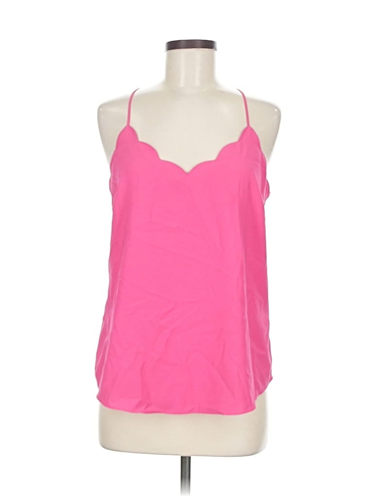 Pre-owned J. By J.crew Sleeveless Top Pink Halter Neckline Tops